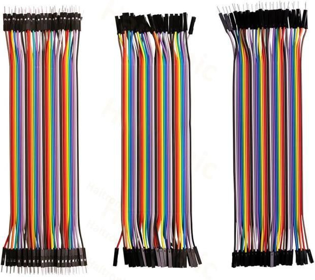 20 cm 120’li Dişi-dişi, Erkek-Erkek, Erkek-Dişi Jumper Kablo Seti